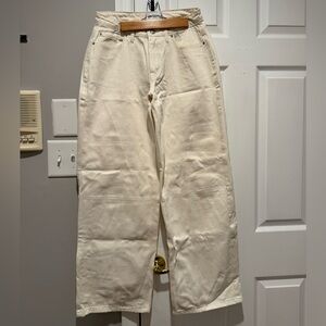 Low Rise Princess Polly Cream Jeans